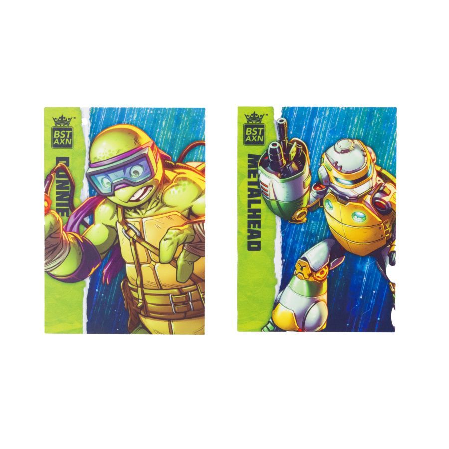 Teenage Mutant Ninja Turtles - Metalhead & Donatello BST AXN 1:15 Scale Action Figue [2 Pack]