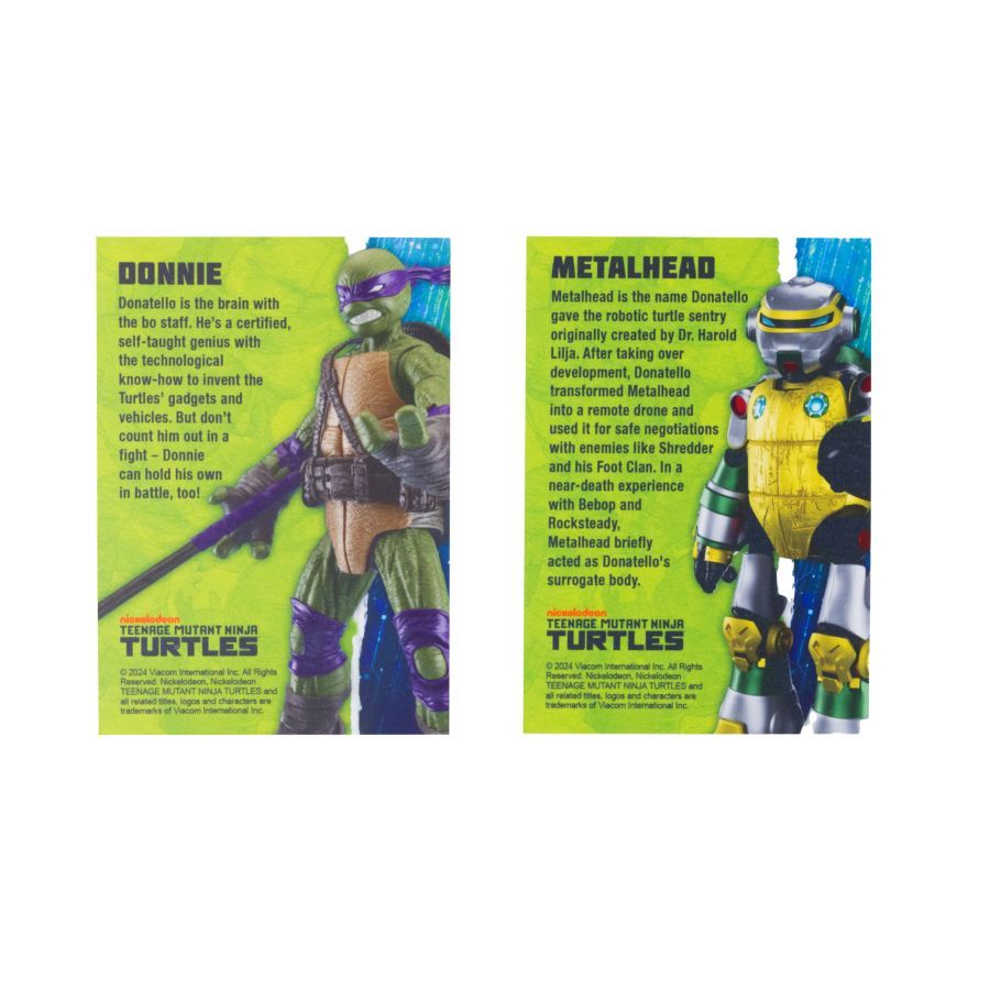 Teenage Mutant Ninja Turtles - Metalhead & Donatello BST AXN 1:15 Scale Action Figue [2 Pack]