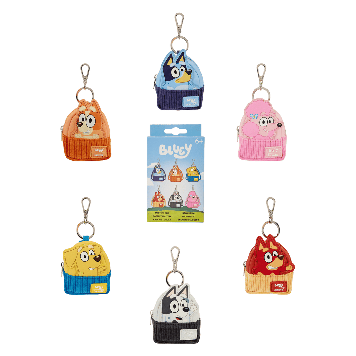 Bluey - Mystery Mini Backpack Keychain Charm (Loungefly Bag Charm)