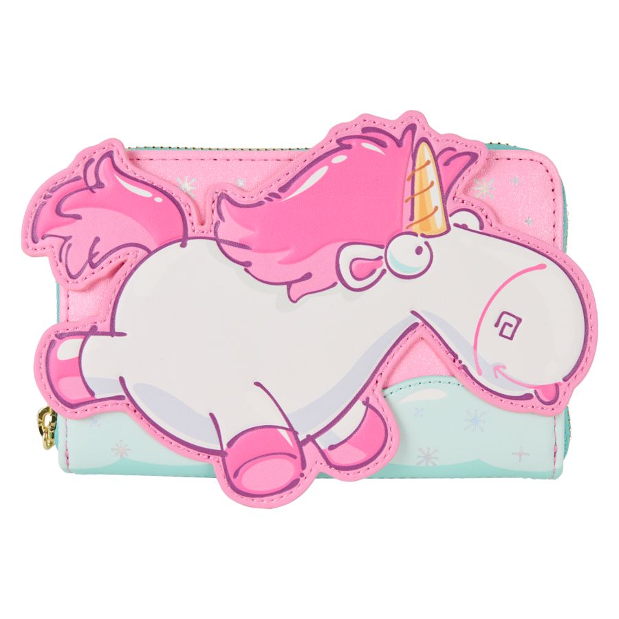Minions - Fluffy Unicorn Zip Around Wallet
