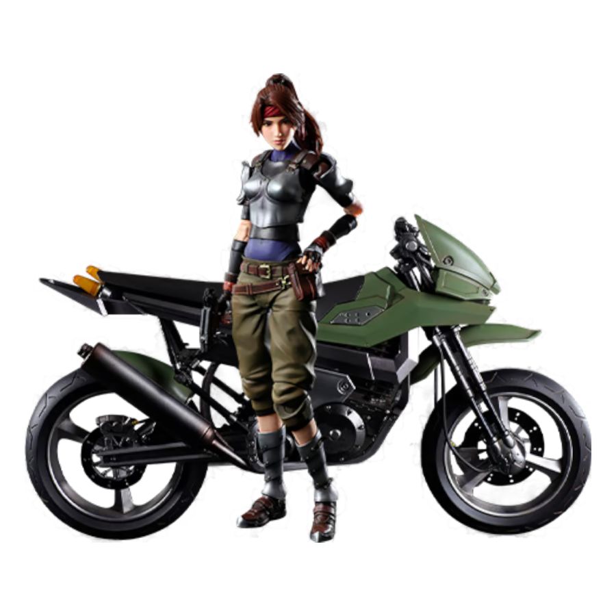 Final Fantasy VII - Jessie & Motorcycle Play Arts Action Figure
