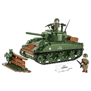 World War 2 - M4A1 Sherman Construction Brick Set (663 Pieces)