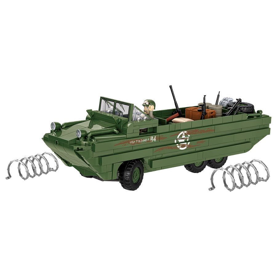World War 2 - Dukw Amphibia Construction Brick Set (508 Pieces)