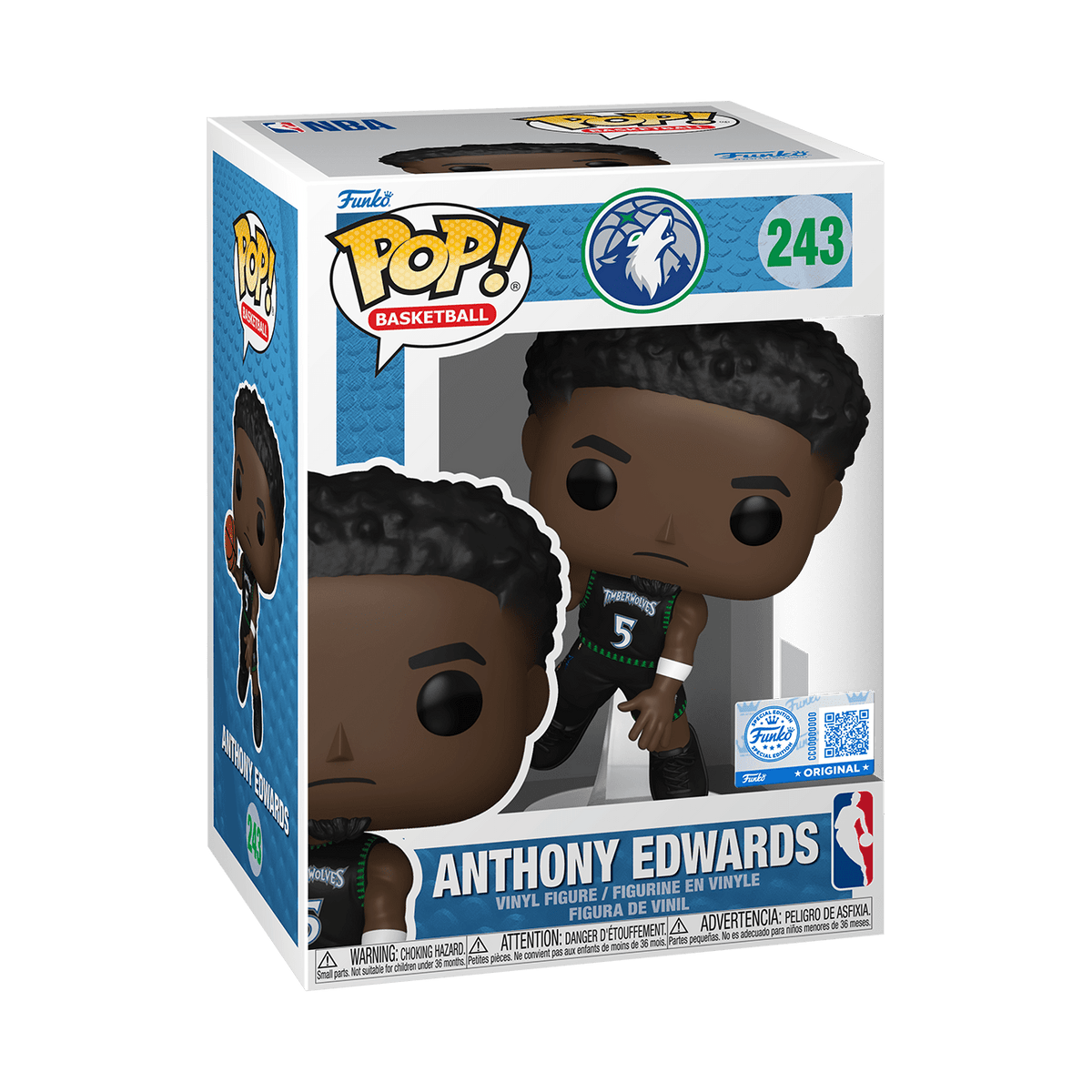 NBA: Timberwolves - Anthony Edwards Exclusive (Pop! Vinyl)
