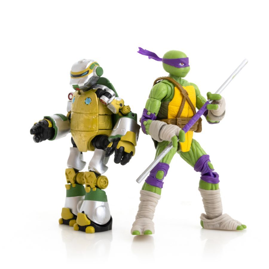 Teenage Mutant Ninja Turtles - Metalhead & Donatello BST AXN 1:15 Scale Action Figue [2 Pack]