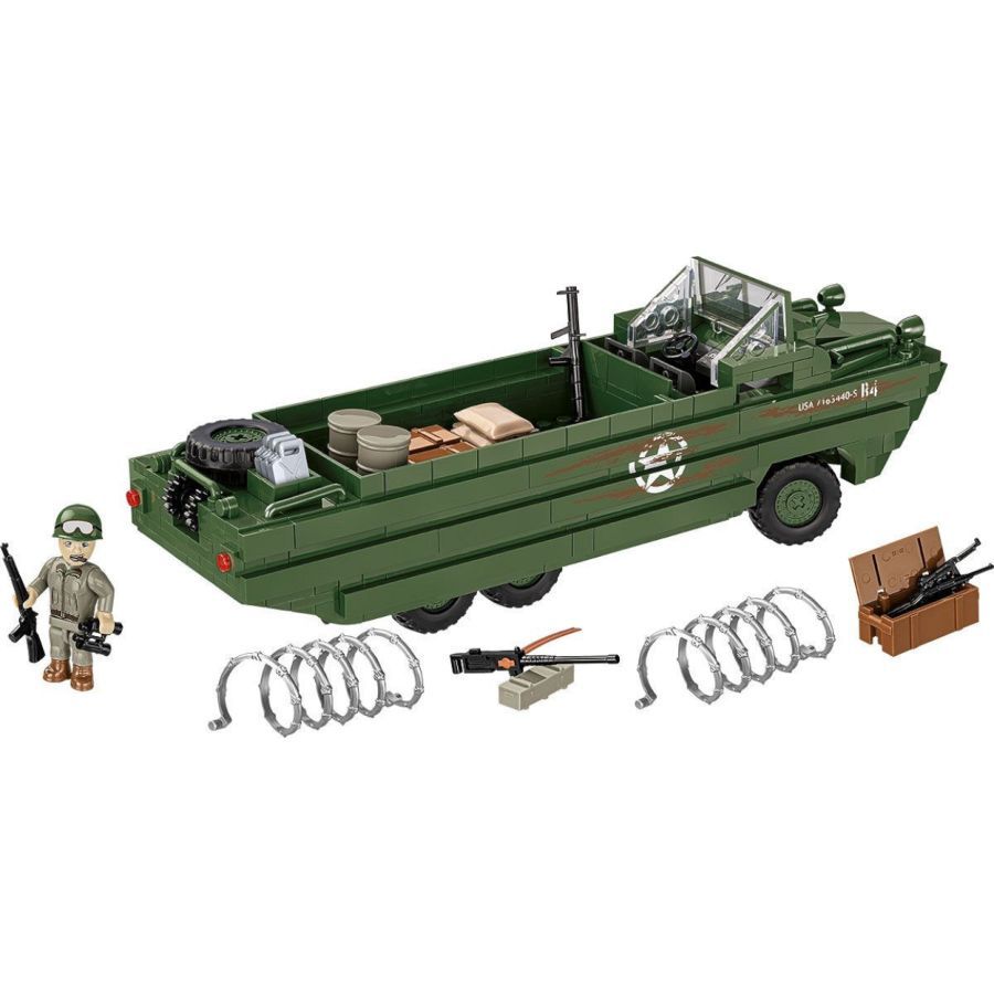 World War 2 - Dukw Amphibia Construction Brick Set (508 Pieces)