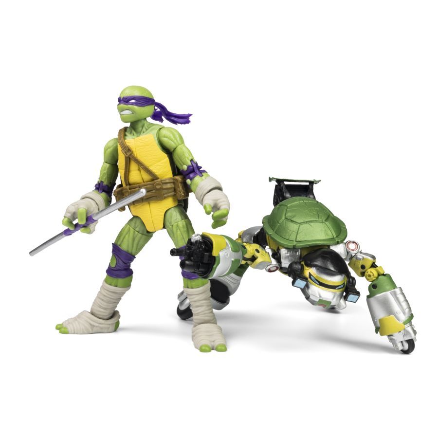 Teenage Mutant Ninja Turtles - Metalhead & Donatello BST AXN 1:15 Scale Action Figue [2 Pack]