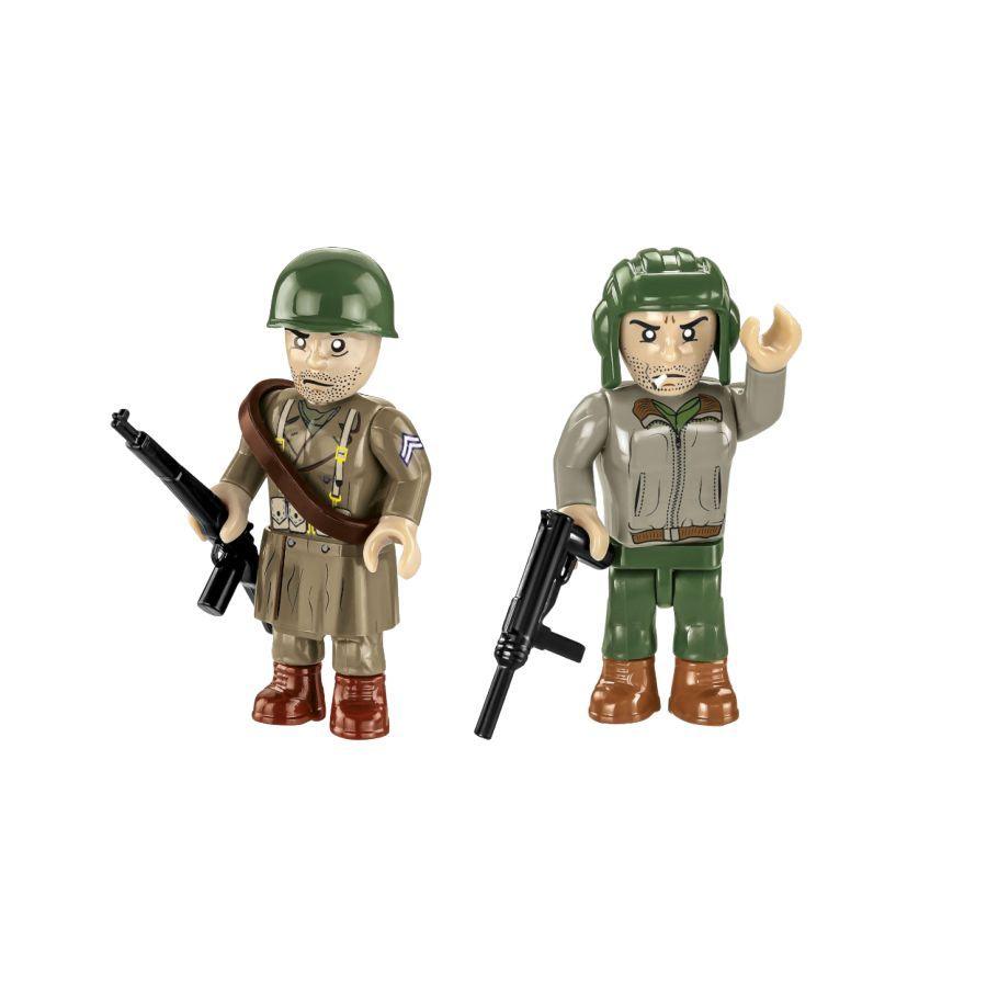 World War 2 - M4A1 Sherman Construction Brick Set (663 Pieces)