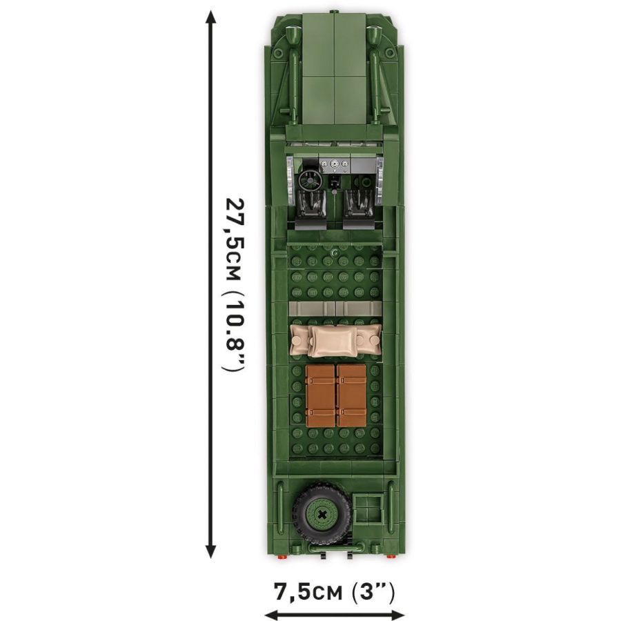 World War 2 - Dukw Amphibia Construction Brick Set (508 Pieces)
