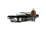 Supernatural - '67 Chevy Impala with Dean 1:24 Scale Hollywood Ride (Model Car)