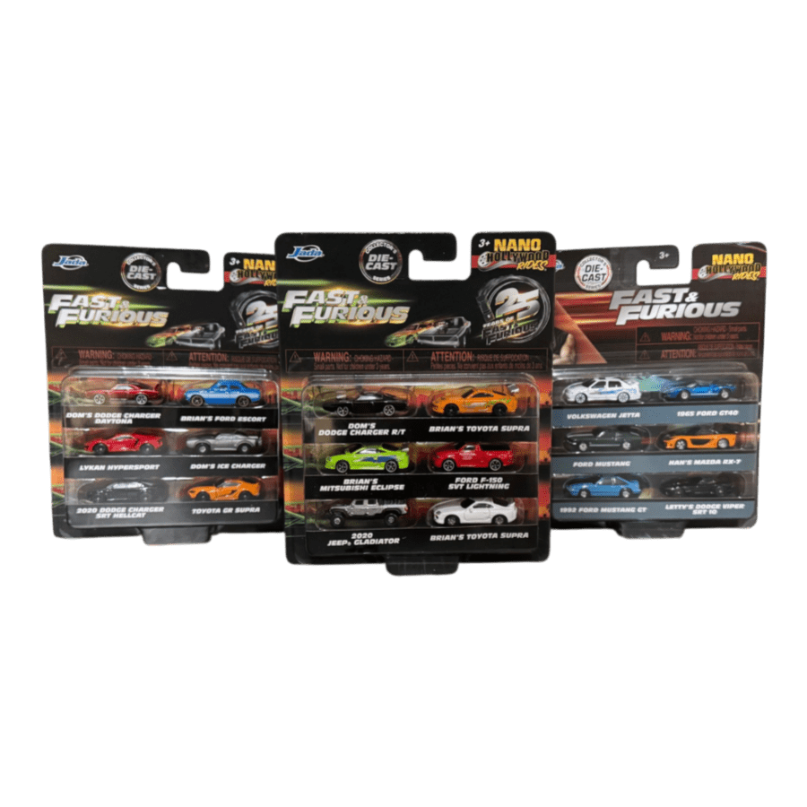 Fast & Furious - Nano Hollywood Rides 6-Pack Assortment