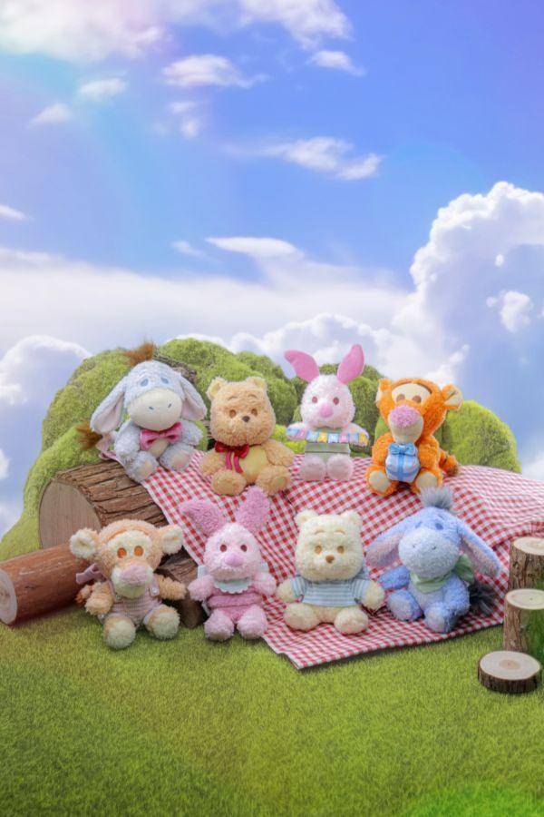Winnie the Pooh - 100th Anniversary Cosbi Plush Keychain Assortment (Display of 8)