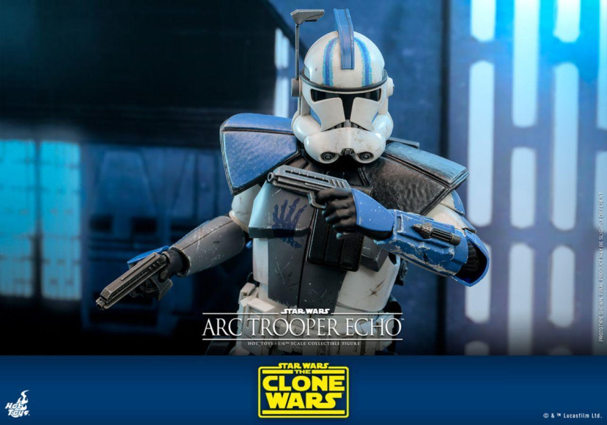 Star Wars: The Clone Wars - Arc Trooper Echo 1:6 Scale Collectible Action Figure