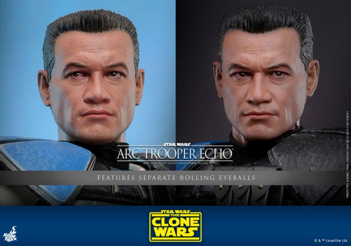 Star Wars: The Clone Wars - Arc Trooper Echo 1:6 Scale Collectible Action Figure