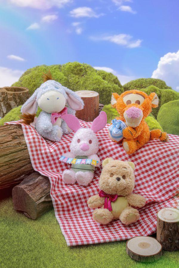 Winnie the Pooh - 100th Anniversary Cosbi Plush Keychain Assortment (Display of 8)