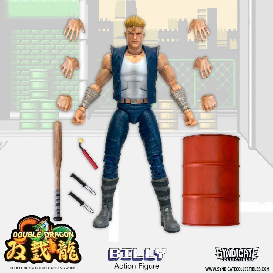 Double Dragon – Billy 7” Deluxe Figure