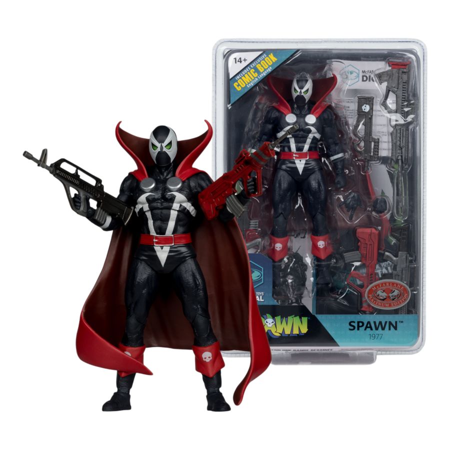 Spawn - 1977 Spawn (Variant) 7″ Action Figure with Comic