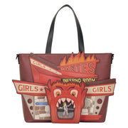 Beetlejuice - Beetlejuice Inferno Room Tote Bag with Coin Bag