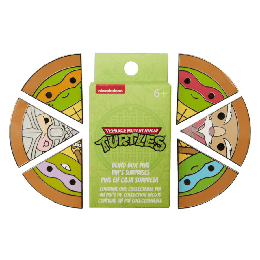 Teenage Mutant Ninja Turtles - Pizza Slices Blind Box Pins Blind Box (Display of 12)