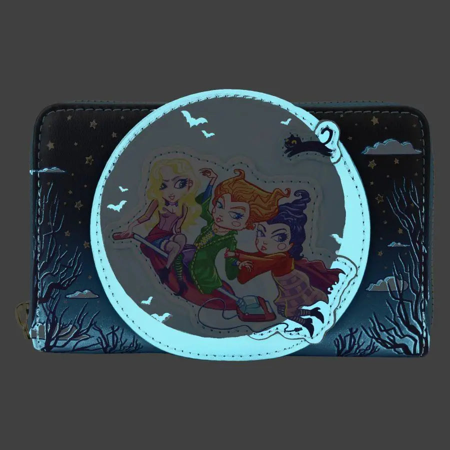 Hocus Pocus - Poster Glow Zip Around Wallet