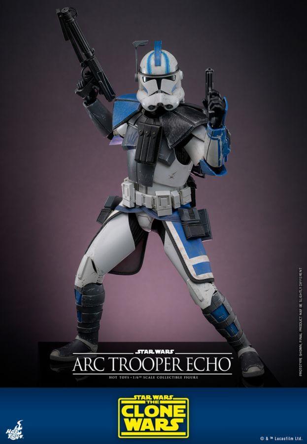 Star Wars: The Clone Wars - Arc Trooper Echo 1:6 Scale Collectible Action Figure