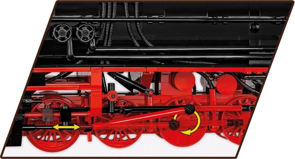 Trains - DR BR 52 Steam Locomotive Construction Brick Set (2505 Pieces)