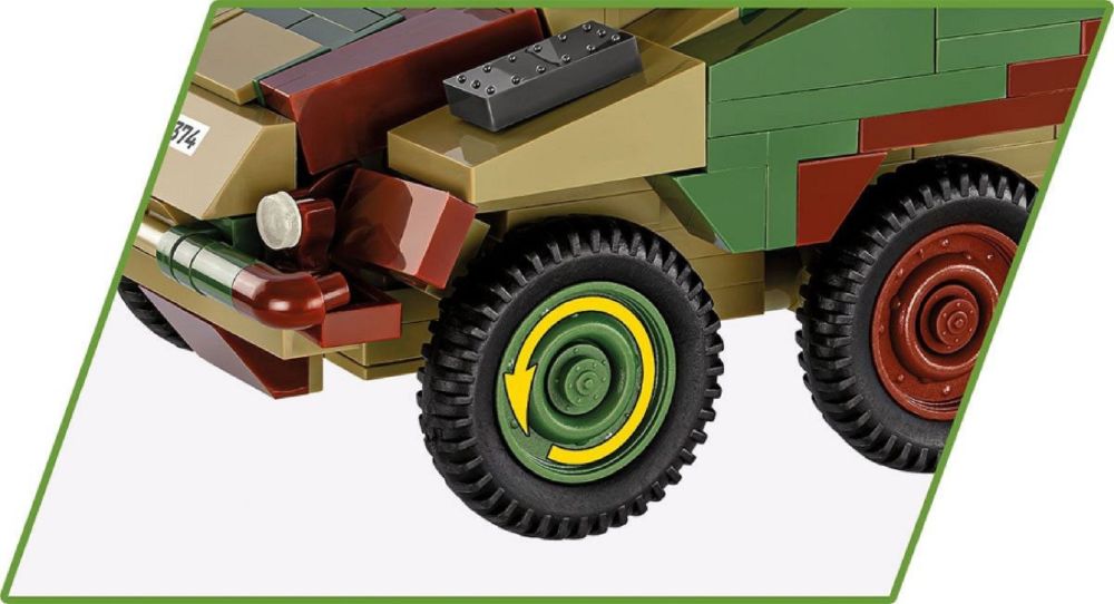 World War 2 - Sd.Kfz. 234/2 Puma Construction Brick Set (470 Pieces)