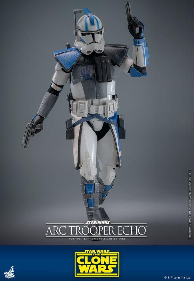 Star Wars: The Clone Wars - Arc Trooper Echo 1:6 Scale Collectible Action Figure