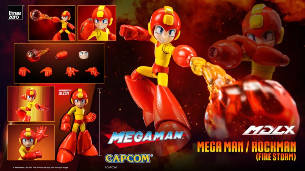 Mega Man - Mega Man / Rockman (Fire Storm) MDLX Figure