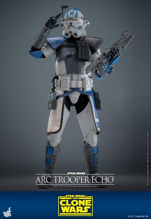 Star Wars: The Clone Wars - Arc Trooper Echo 1:6 Scale Collectible Action Figure