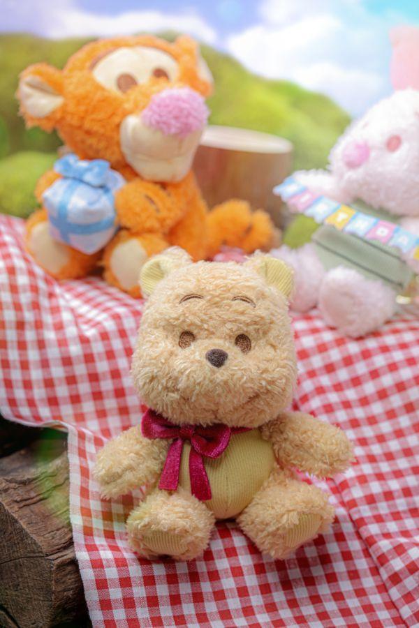 Winnie the Pooh - 100th Anniversary Cosbi Plush Keychain Assortment (Display of 8)