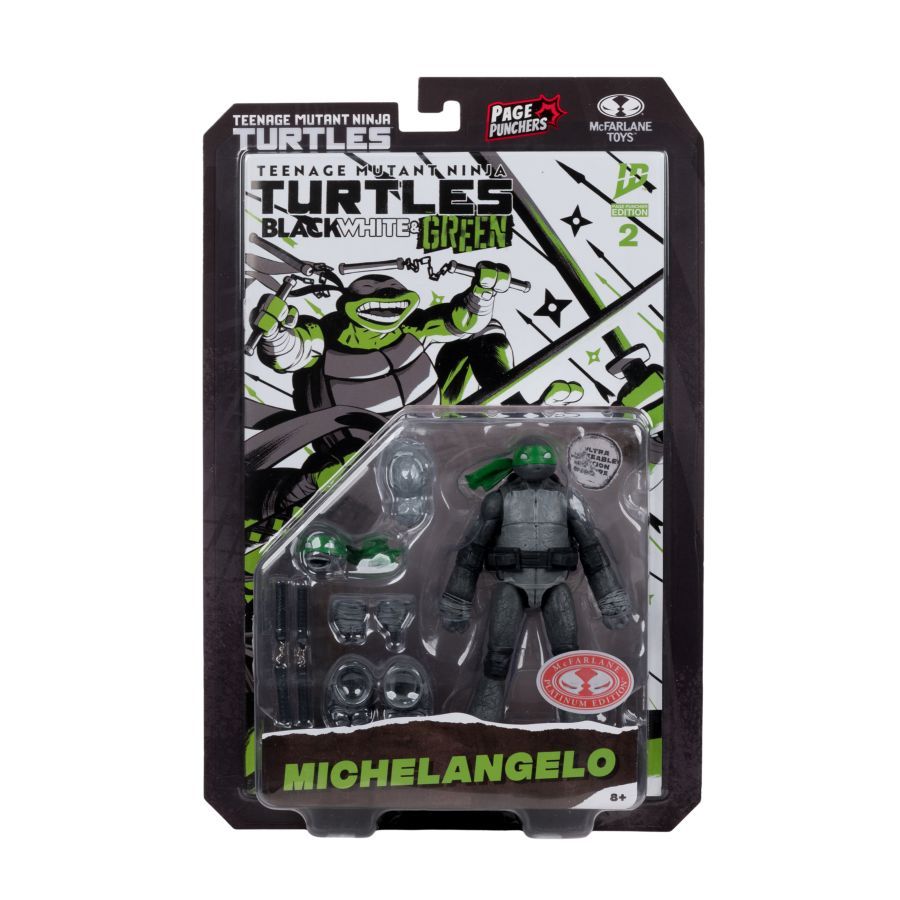 Teenage Mutant Ninja Turtles - Michaelangelo Page Punchers 5″ Figure with Comic