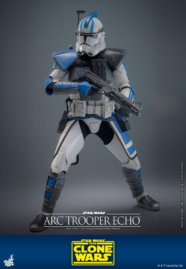 Star Wars: The Clone Wars - Arc Trooper Echo 1:6 Scale Collectible Action Figure