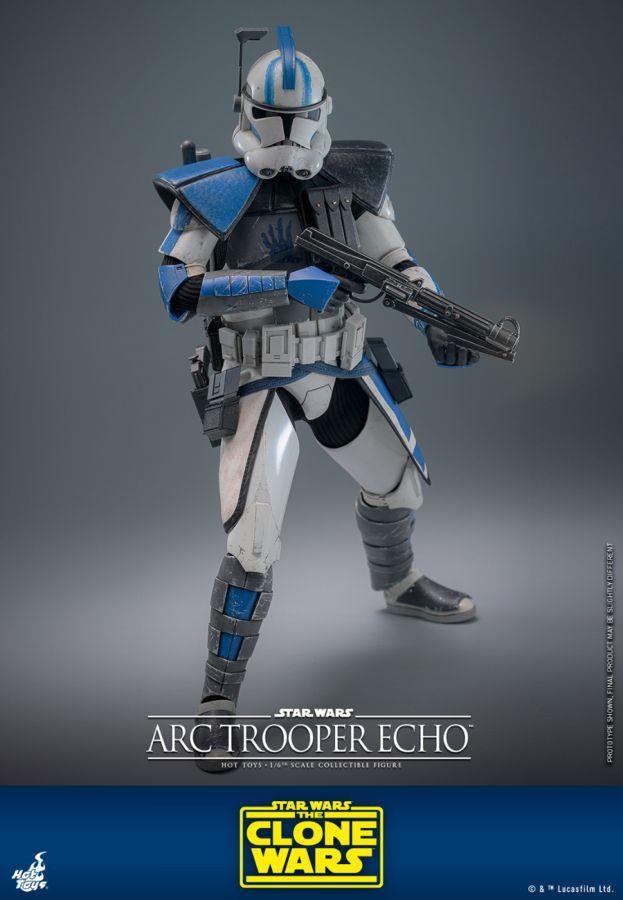 Star Wars: The Clone Wars - Arc Trooper Echo 1:6 Scale Collectible Action Figure