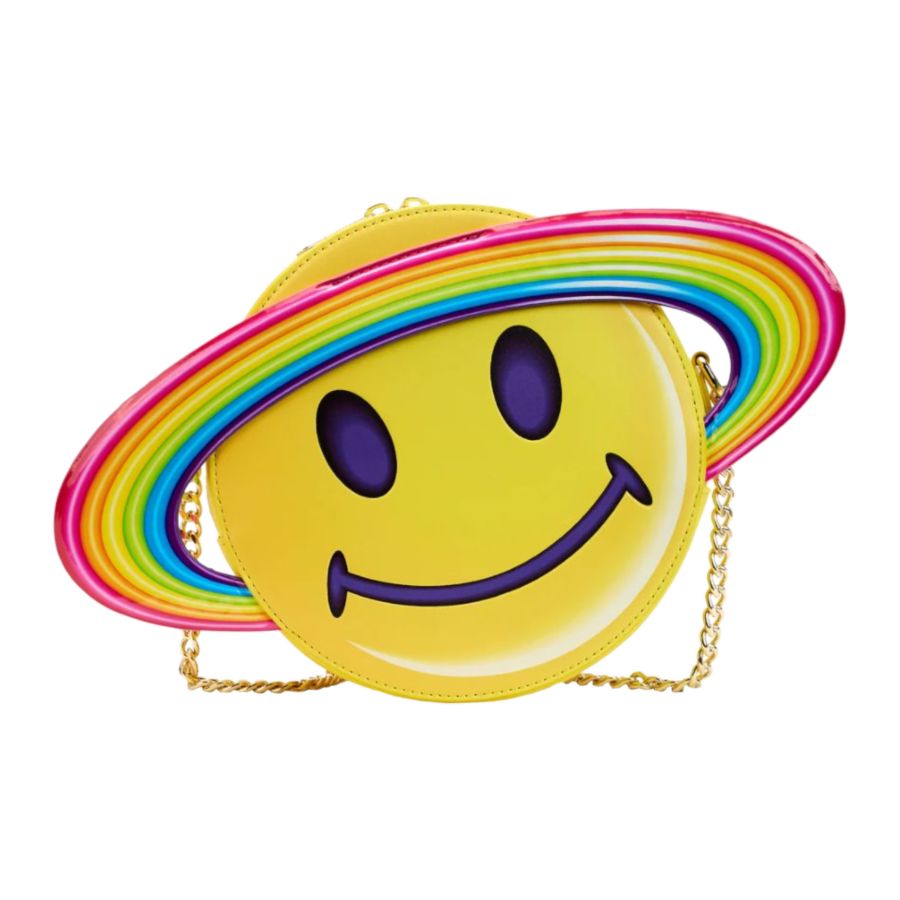 Lisa Frank - Yellow Rainbow Ring Saturn Crossbody