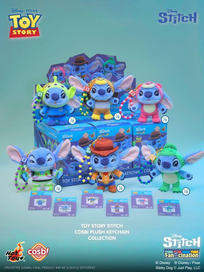 Lilo & Stitch - Stitch x Toy Story Cosbi Plush Keychain (Display of 6)