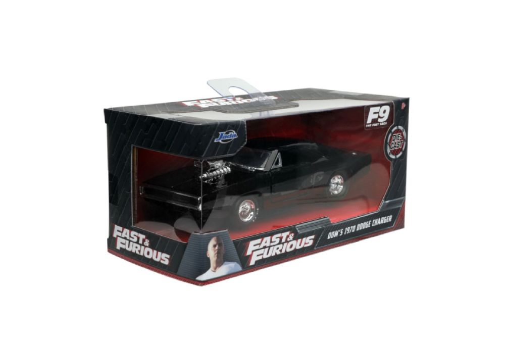 Fast & Furious - 1970 Dodge Charger Black 1:32 Scale Hollywood Ride