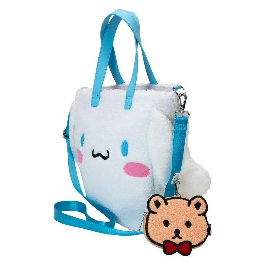 Hello Kitty - Cinnamoroll Sherpa Tote Bag with Coin Bag