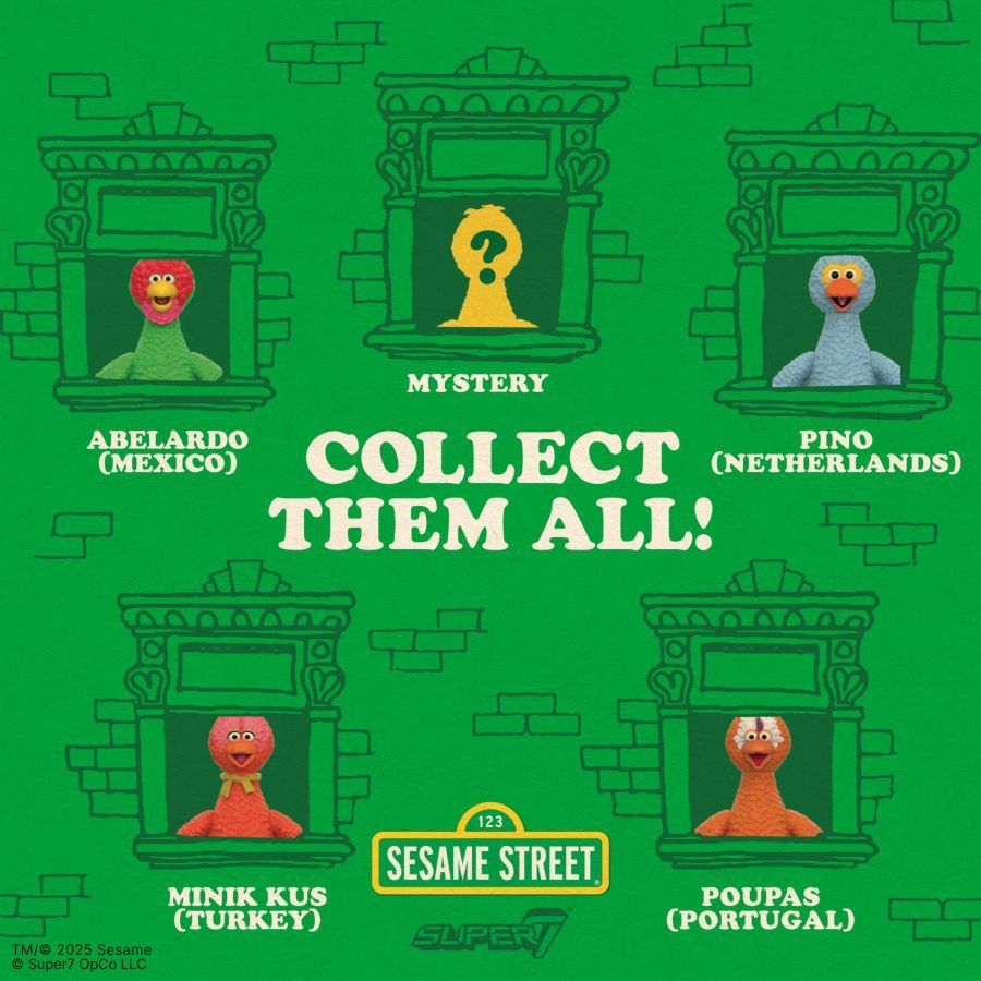 Sesame Street - Big Birds From Around The World Blind Box (Wave 5) Assortment (Display of 12)