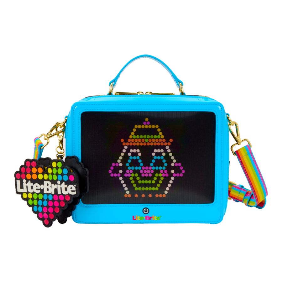 Lite Brite - Lenticular Glow Crossbody Bag with Coin Bag
