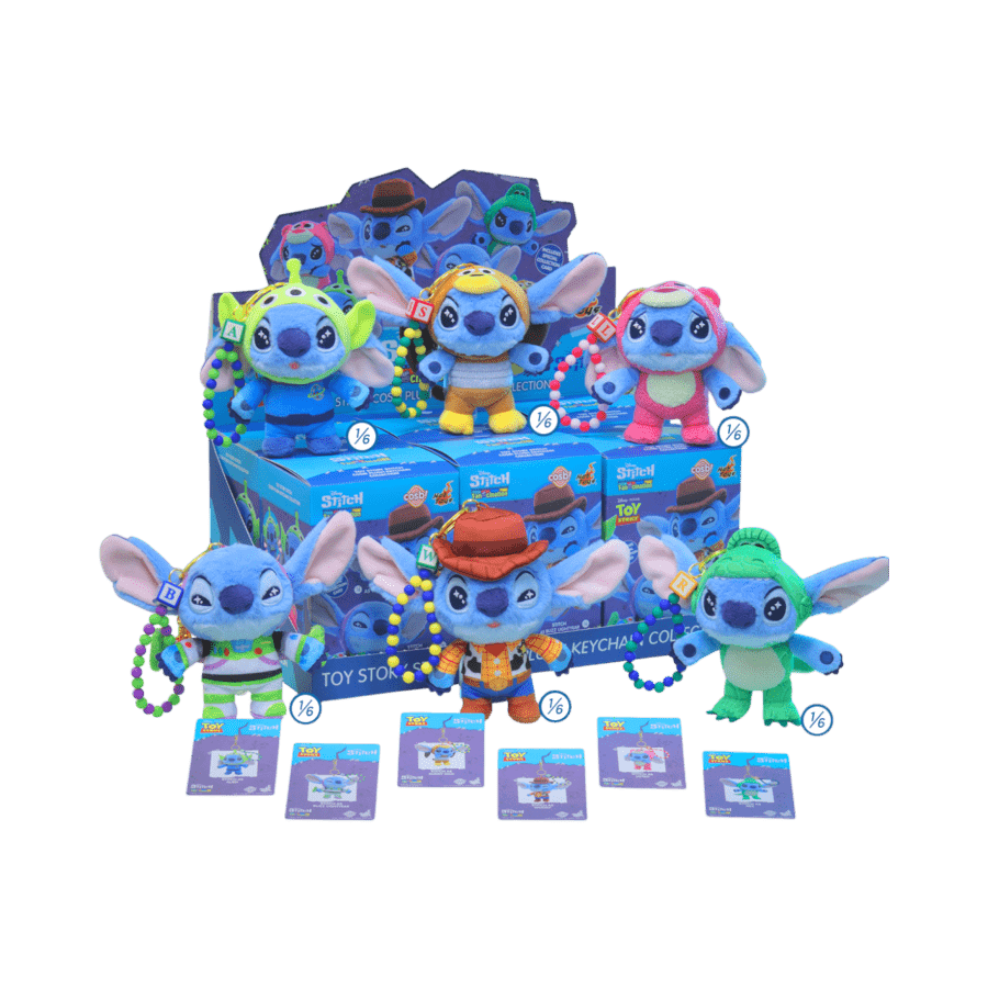 Lilo & Stitch - Stitch x Toy Story Cosbi Plush Keychain (Display of 6)