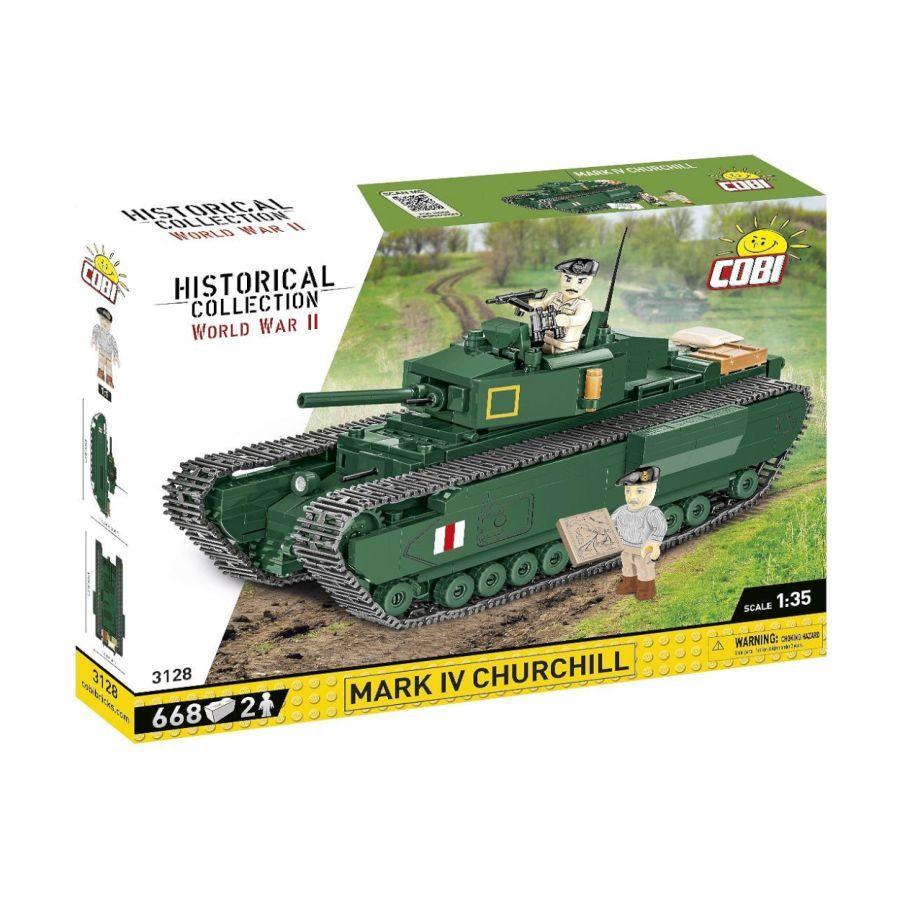 World War 2 - Mark IV Churchill Construction Brick Set (668 Pieces)