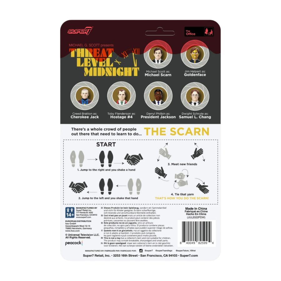 The Office - Cherokee Jack (Threat Level Midnight) ReAction 3.75″ Action Figure