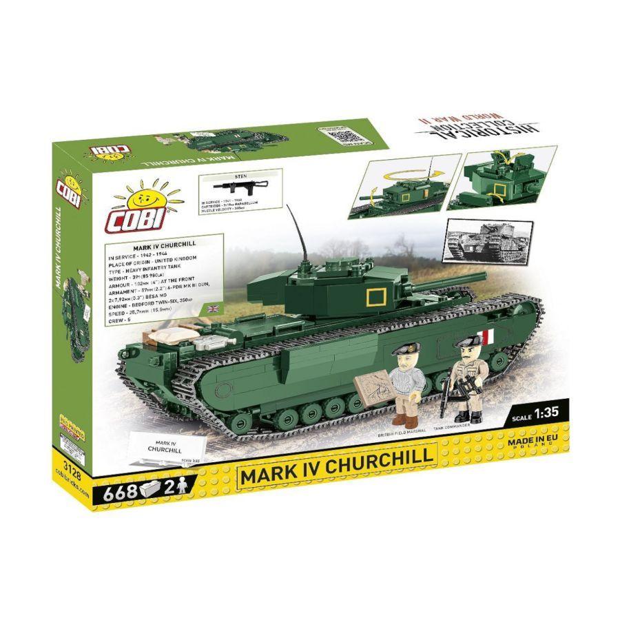 World War 2 - Mark IV Churchill Construction Brick Set (668 Pieces)