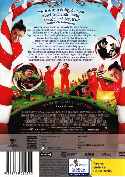 Charlie and the Chocolate Factory (2005) DVD