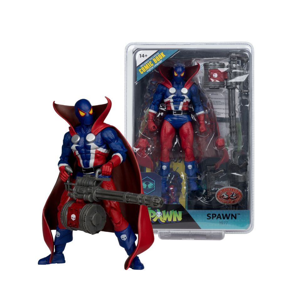 Spawn - 1977 Spawn (with Comic) 7″ Action Figure Assortment