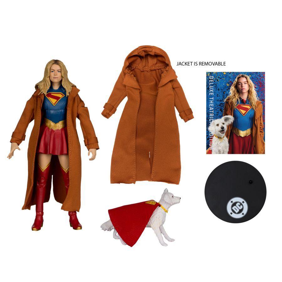Supergirl (2026) - Supergirl and Krypto Deluxe 7″ Gold Label Figure