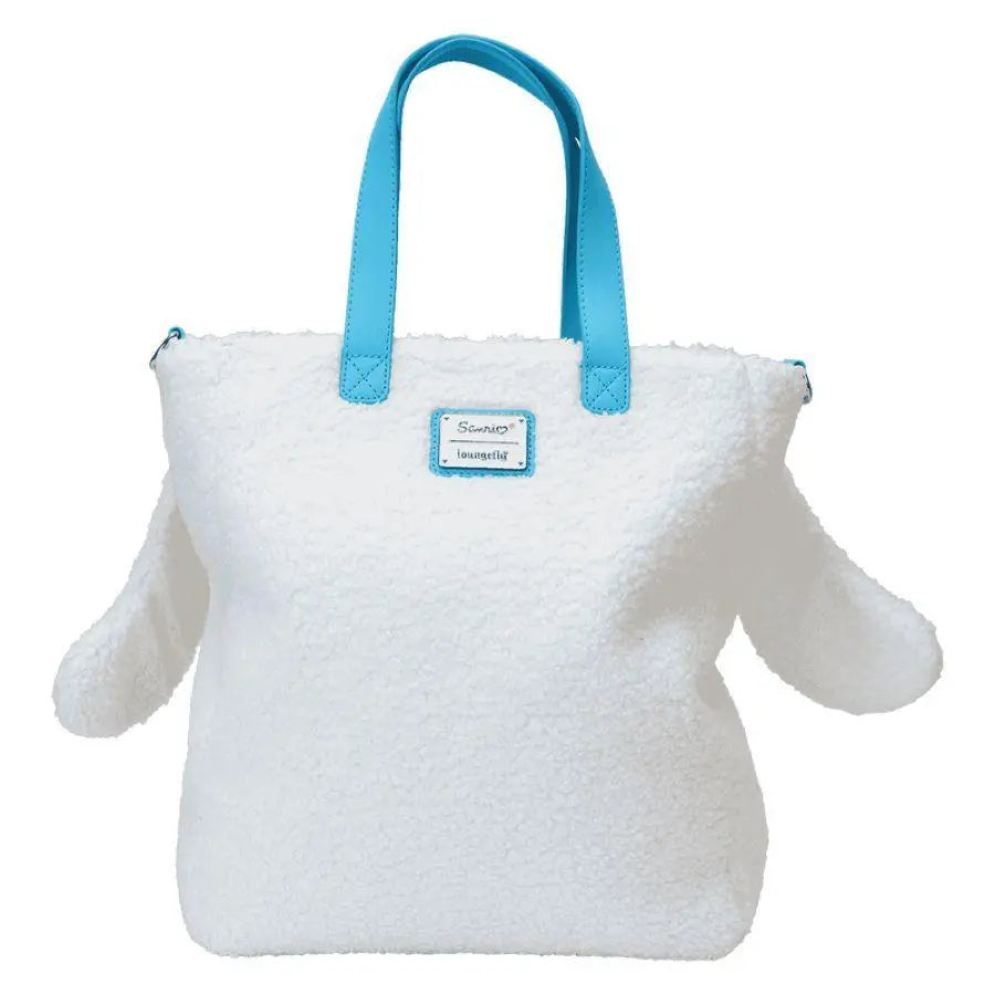 Hello Kitty - Cinnamoroll Sherpa Tote Bag with Coin Bag