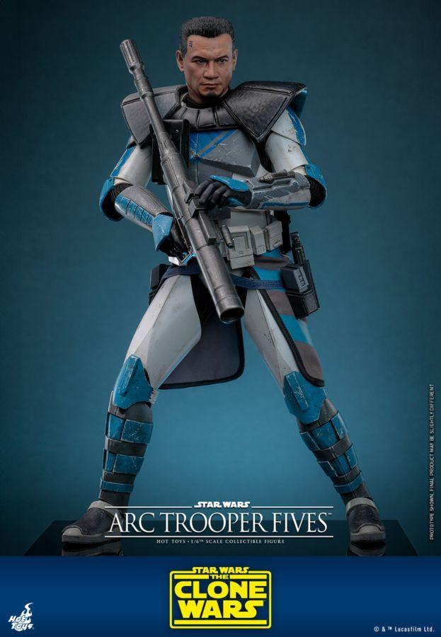 Star Wars: The Clone Wars - Arc Trooper Fives 1:6 Scale Collectable Action Figure