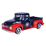 Gulf Collection - 1956 Ford F-100 Pickup With Gulf Livery 1:24 Scale Diecast Vehicle